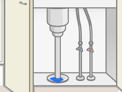 排水管から水が漏れる