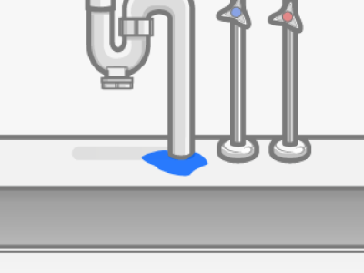 排水管から水が漏れる