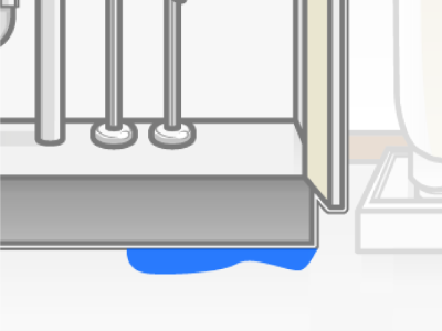 床から水が漏れる